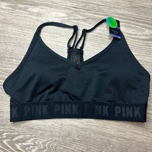PINK Victoria's Secret Black Sports Bra